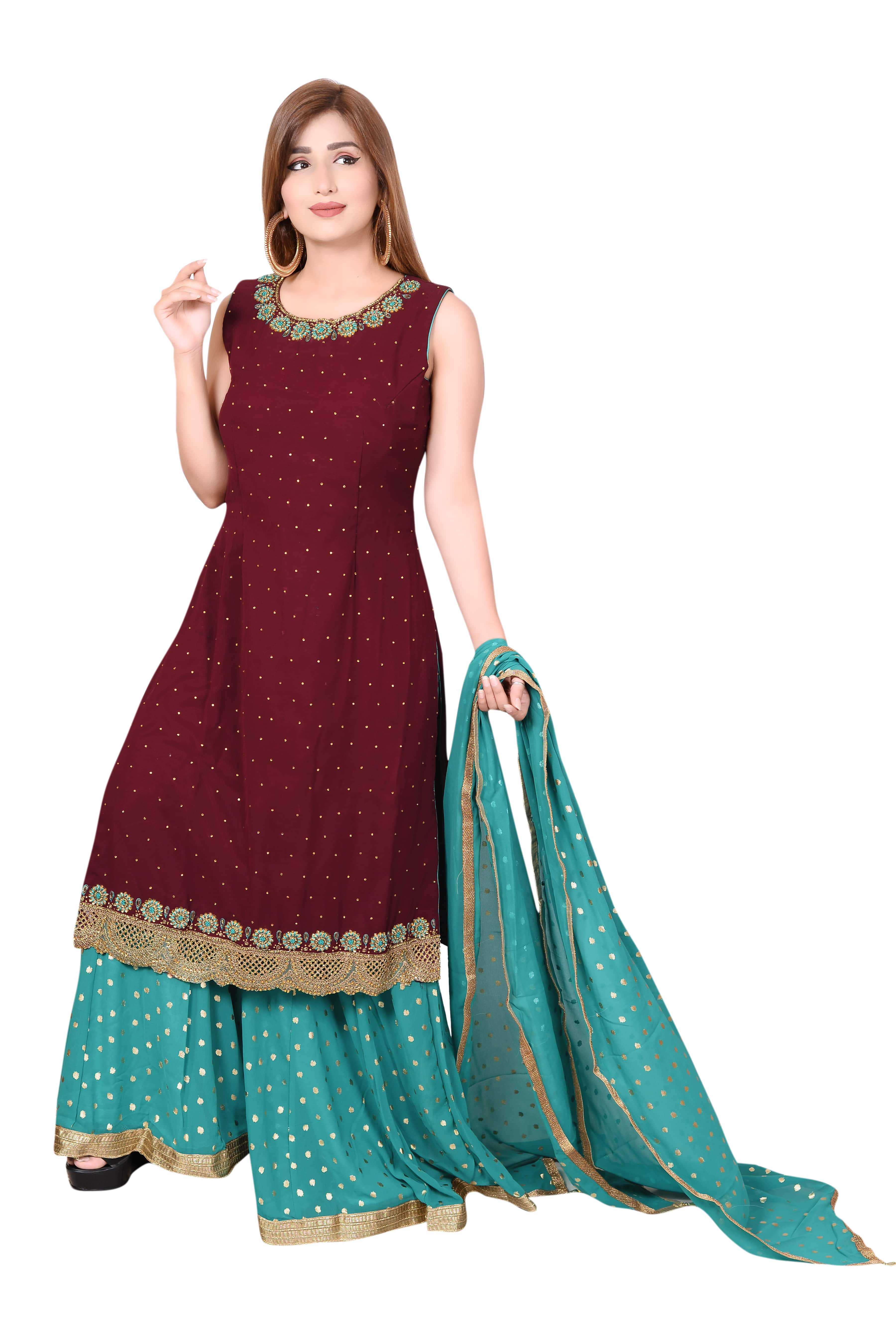  Muslin Salwar Suit In Faridkot