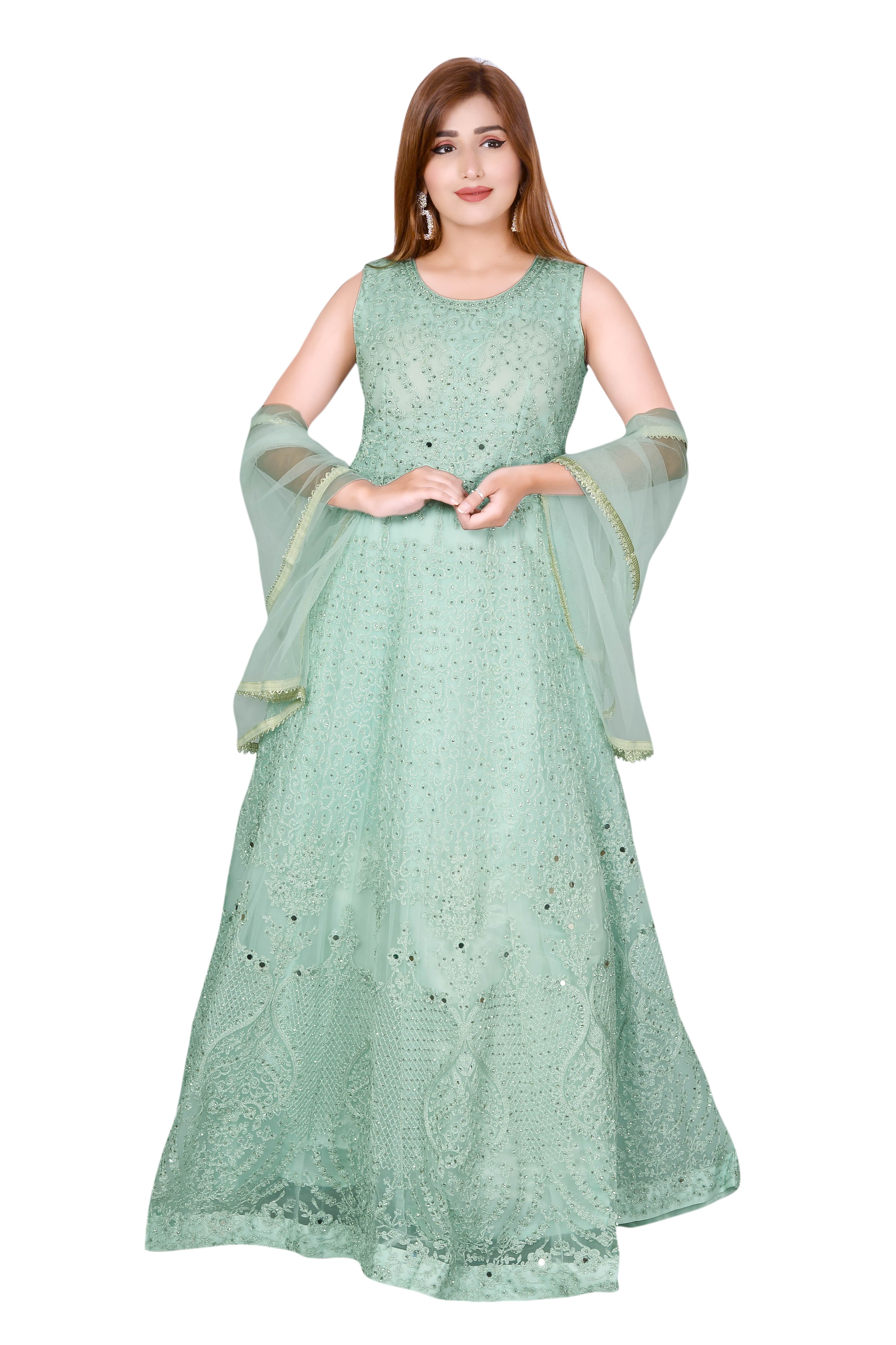  Ladies Designer Party Wear Gown In Latur