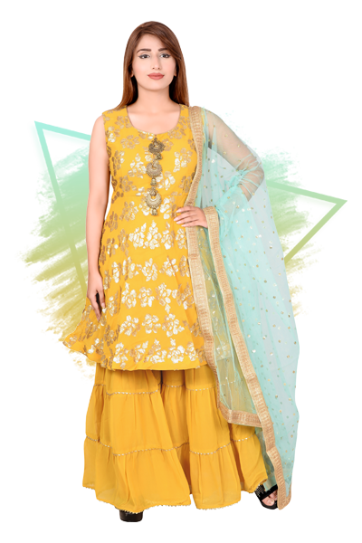  Ladies Sharara Set In Amroha