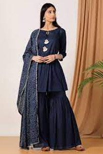  Peplum Sharara Dupatta Set In Rajasthan